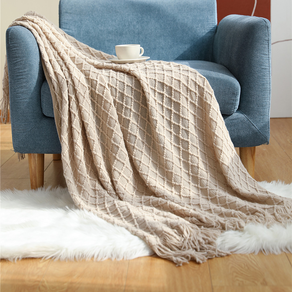 Tekstylia City Faux Cashmere S – Boho Throw Blanket Fringe recenzja i cena