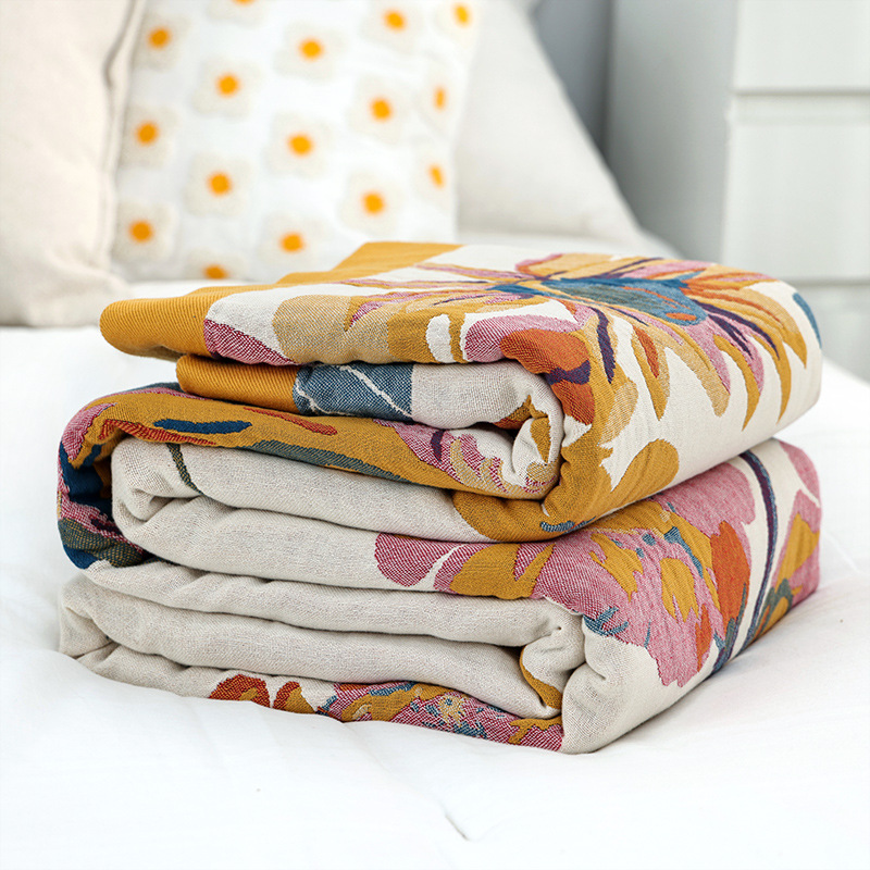 Prosta bawełna koc muślinowy g – Muslin Cotton Bedspread recenzja i cena