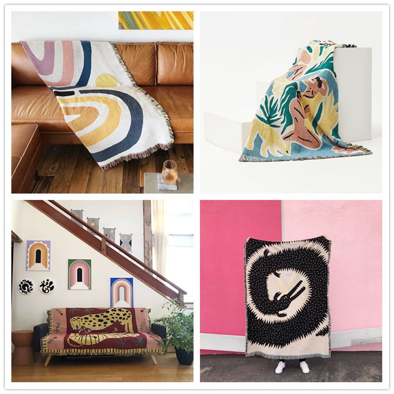Tekstylne miasto Ins mały nadm – Boho Throw Blanket Fringe recenzja i cena