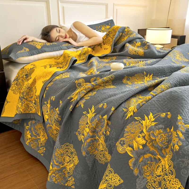 R -100% bawełniany koc z muśli – Muslin Cotton Bedspread recenzja i cena