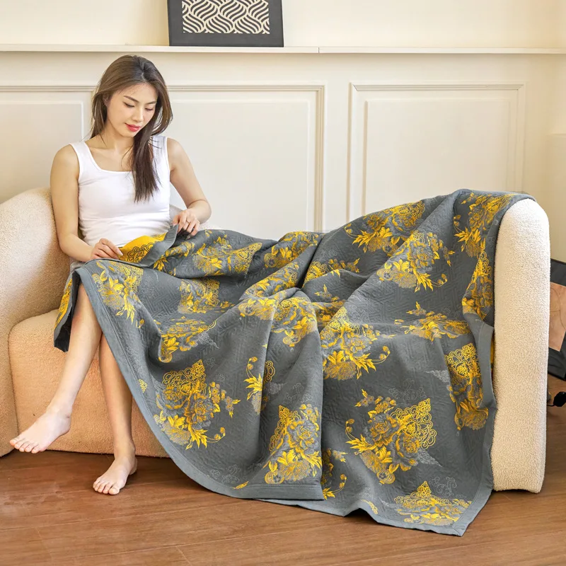 R -100% bawełniany koc z muśli – Muslin Cotton Bedspread recenzja i cena